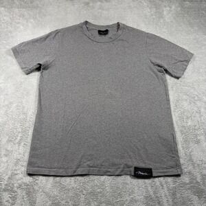 3.1 Phillip Lim Shirt Mens XL Heathered Gray Crewneck Cotton Tee Basic Designer